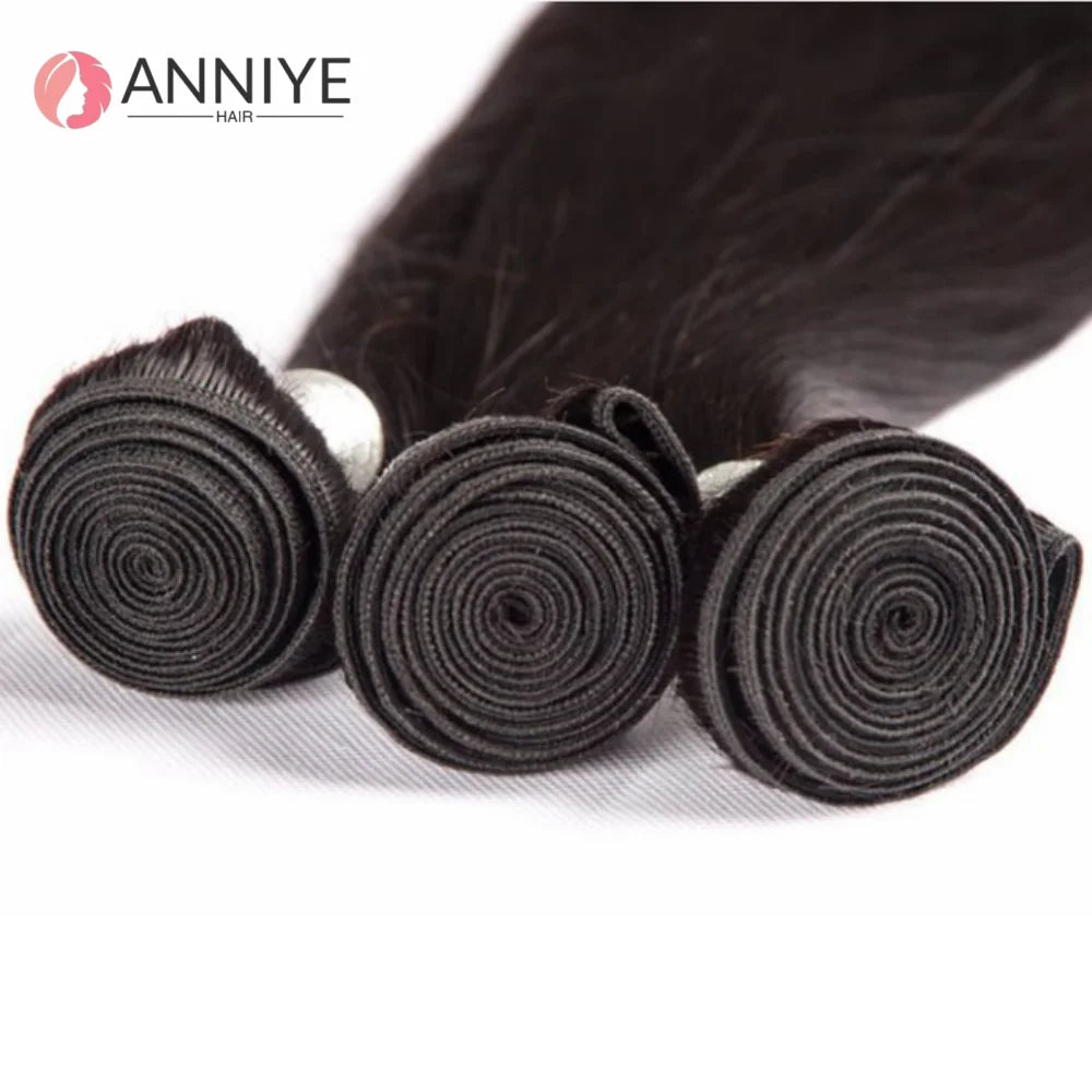 Straight Bundles Human Hair Brazilian Human Hair Bundles Remy Extensions 1/3/4 Bundle Raw Hair Extensions Wholesale Long Hair The Hair Plug