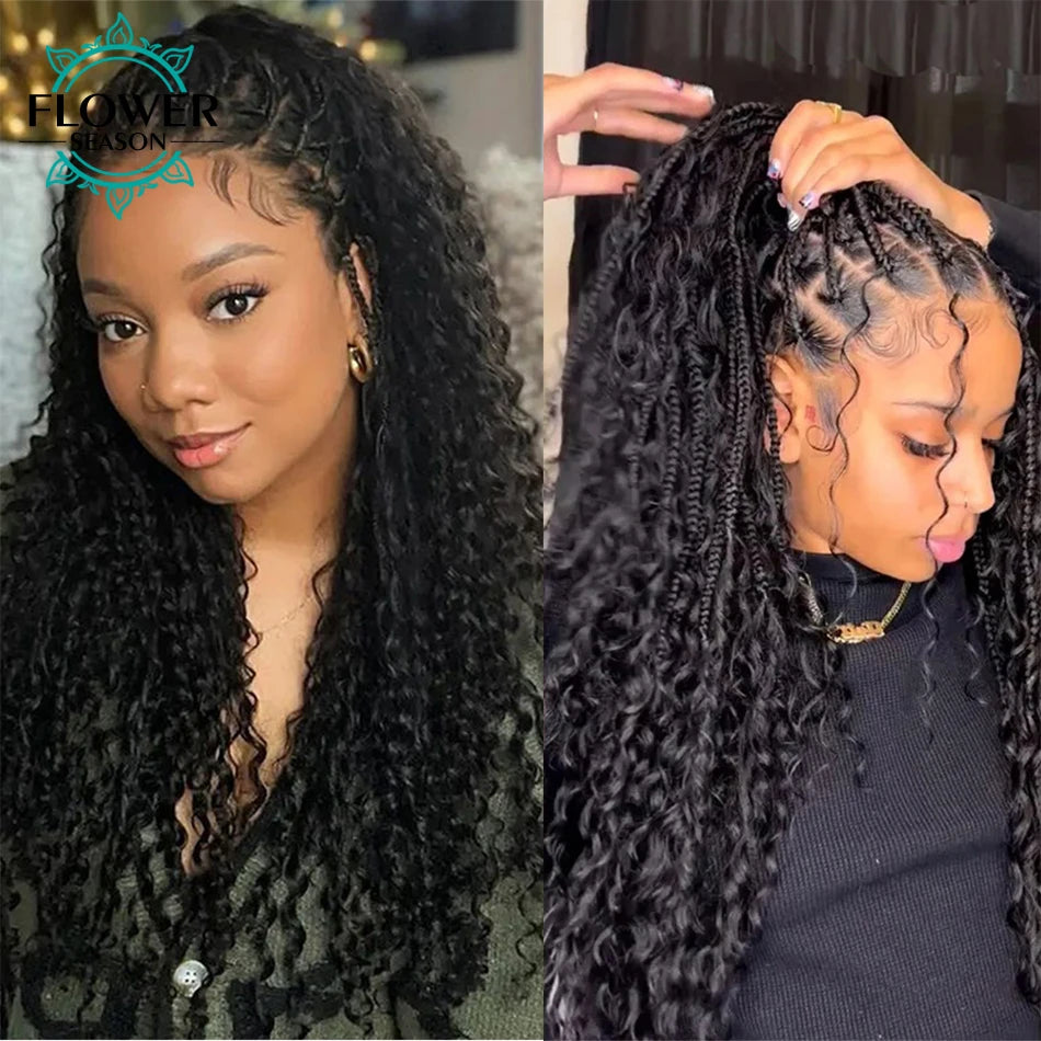 Bulk Human Hair For Braiding Wholesale Burmese Boho Braids Human Hair Extensions No Weft Double Drawn Curly Hair Bulk 3Bundles The Hair Plug