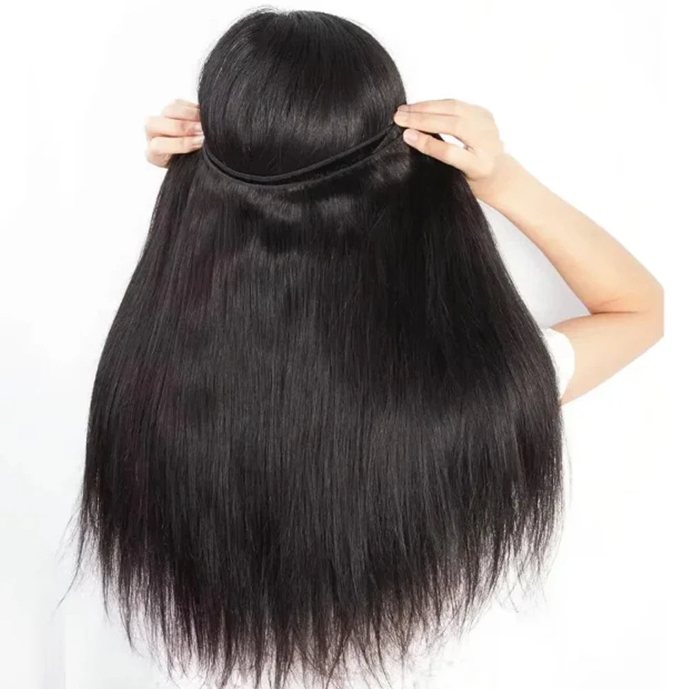 16A Raw Human Hair Bundles Bone Straight Double Drawn Unprocessed Virgin Vietnamese Hair Bundle Extensions Ombre Natural Color The Hair Plug