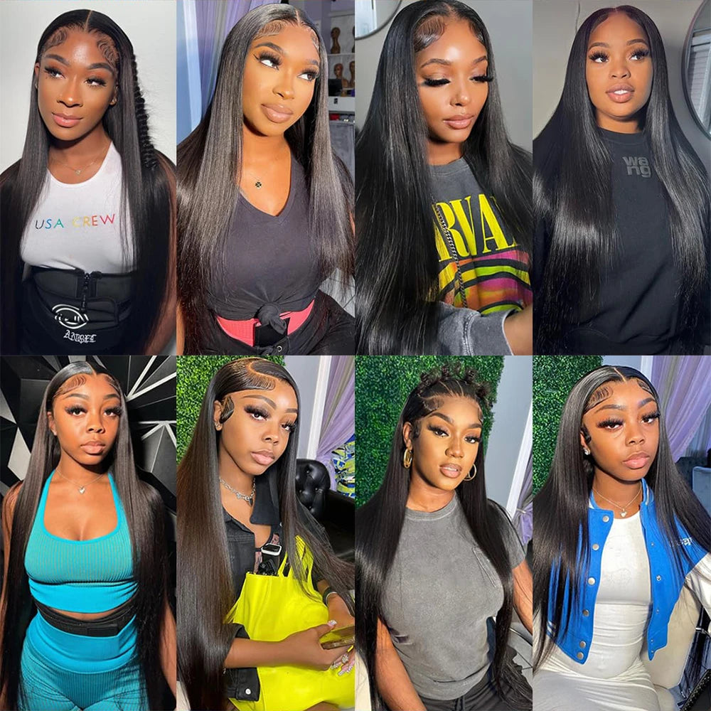 Straight Human Hair Bundles 14A  Remy Raw Virgin Jupade Extensions Bundle, Natural Black 10-30 Inch The Hair Plug