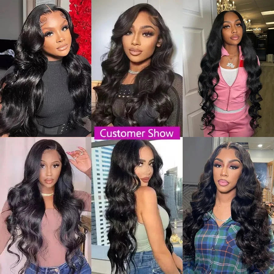 FDX 32 34 36 40 Human Hair Bundles Body Wave Bundles Deal Soft Human Hair Bundles Brazilian Body Wave Bundles Sew-in Hair Weaves The Hair Plug