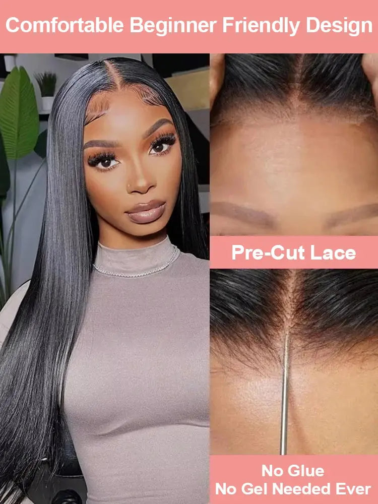 30 40 Inch 13x6 13x4 Bone Straight Hd Transparent Lace Front Human Hair Wigs 4x4 5x5 Glueless Wigs Human Hair Ready To Wear 360 Quolive Hair Store