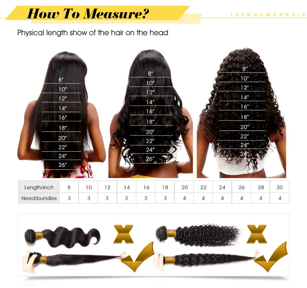 Human Hair Bundles with Frontal Straight Weave Human Hair with 13X4 HD Lace Frontal Closure Unprocessed Brazilian Virgin Hair The Hair Plug