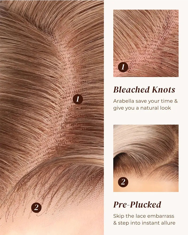 Arabella Hair 13x6 Three Go Ash Blonde Ombre Glueless Wig Loose Body Wave 100% Human Hair Wig Silky Straight Lace Wig Blonde Dropshipman