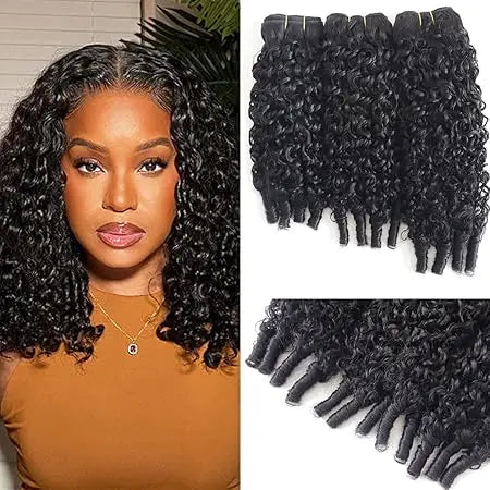 Sleek BURMESE CURLY Human Hair Bundles For Women 30 Inch Natural Black Single Bundles Burmese Curly Bundles Human Hair The Hair Plug
