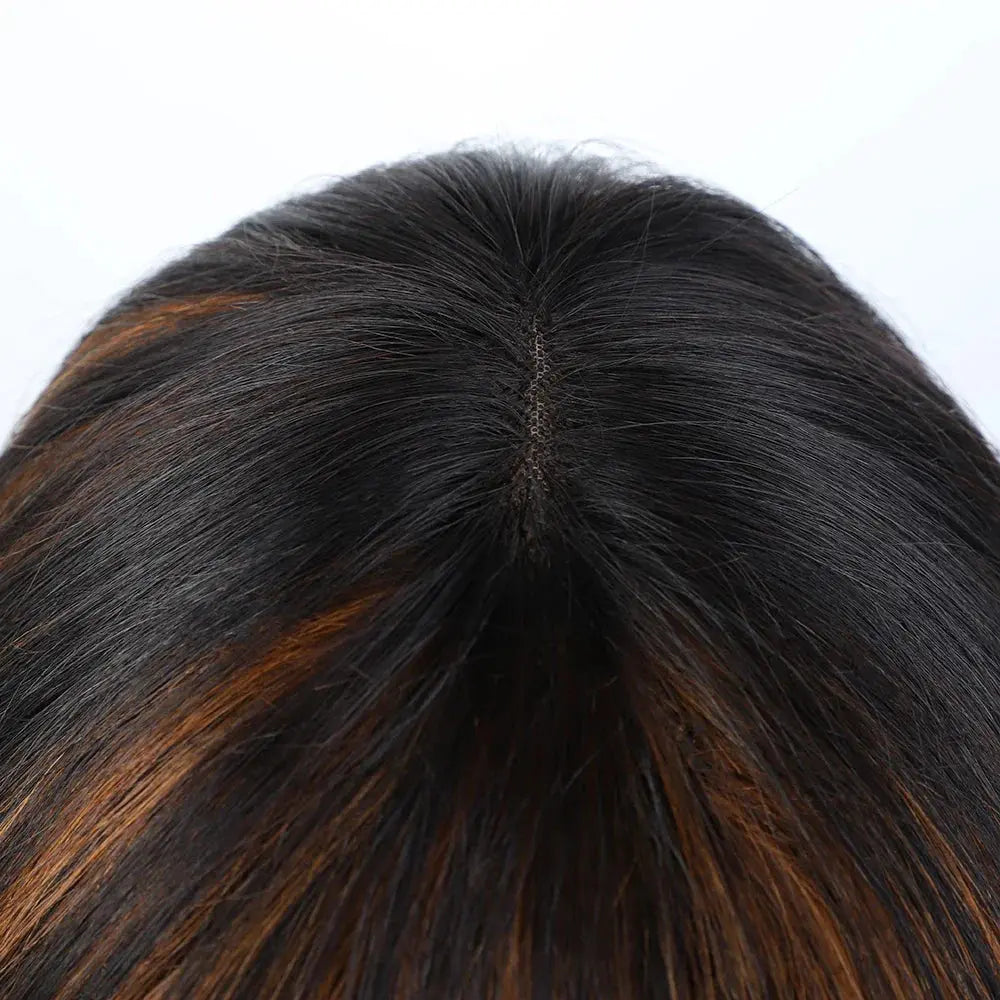 "Put On & Go" Straight Bob Wig | Easy Wear Human Hair with Bangs & Realistic Scalp Luxegan