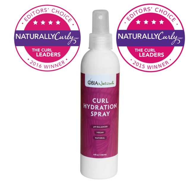 Curl Hydration Spray — Daily Curl Refresher with Argan & Rose