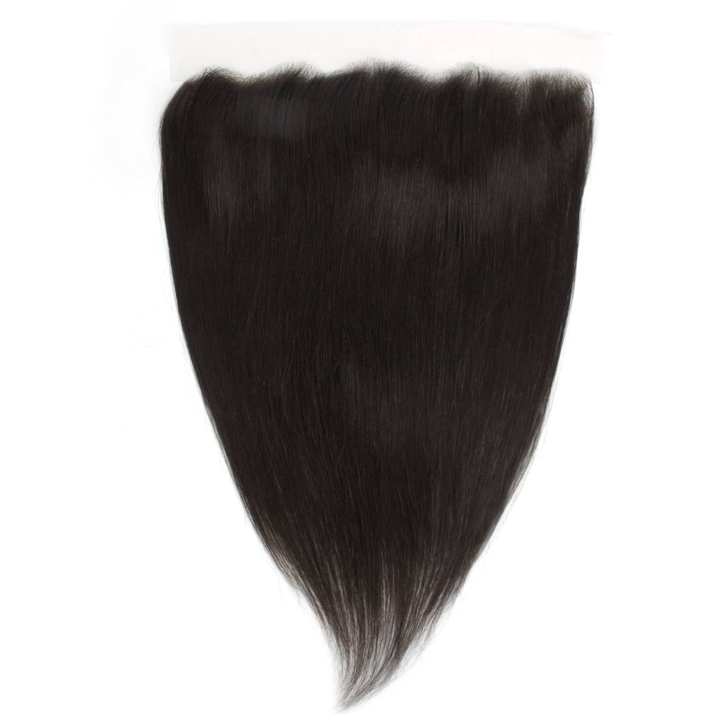 Brazilian Straight 13x4 Transparent Lace Human Hair Frontal Private Label