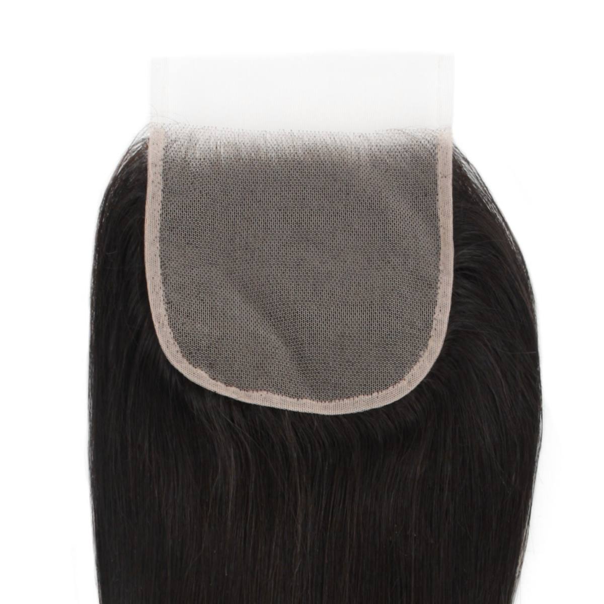 Straight 5x5 Transparent Lace Human Hair Closure Private Label