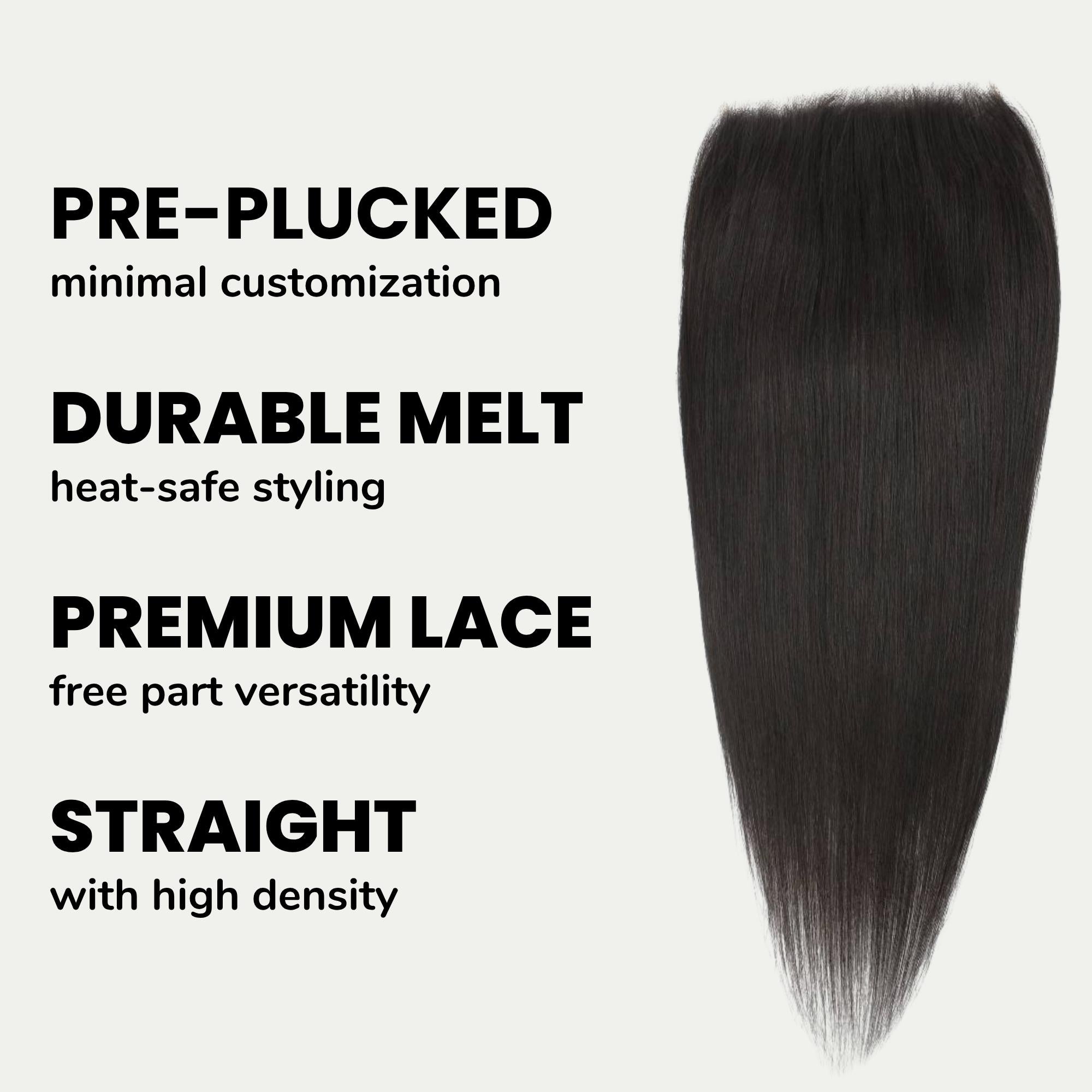 Straight 7x7 HD Lace Human Hair Closure Private Label