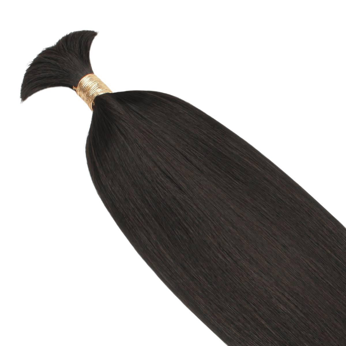 Straight Bulk 100% Human Braiding Hair Private Label