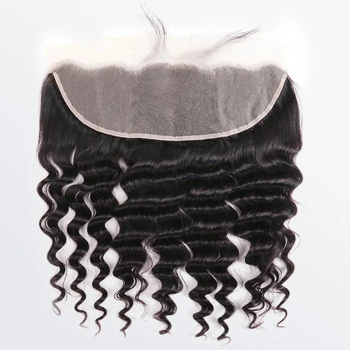 Deep Wavy 13x4 Transparent Lace Frontal