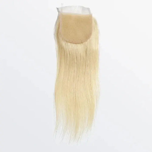 4x4 Straight Free Part 613 Blonde Transparent Lace Closure TedHair