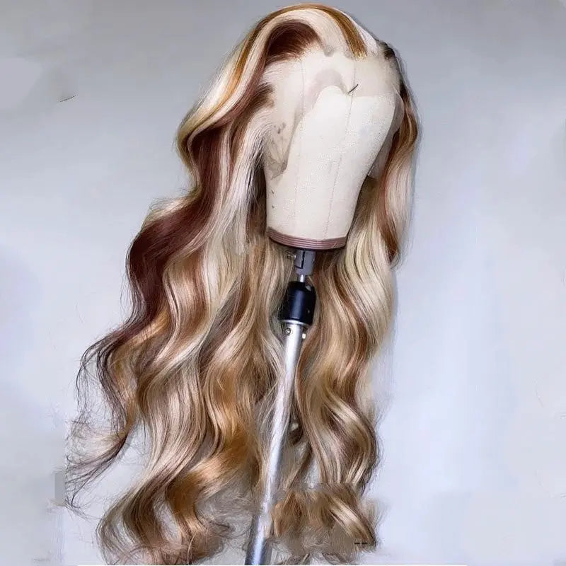 Brown Blonde Colored Human Hair WigNabea Uty My Store