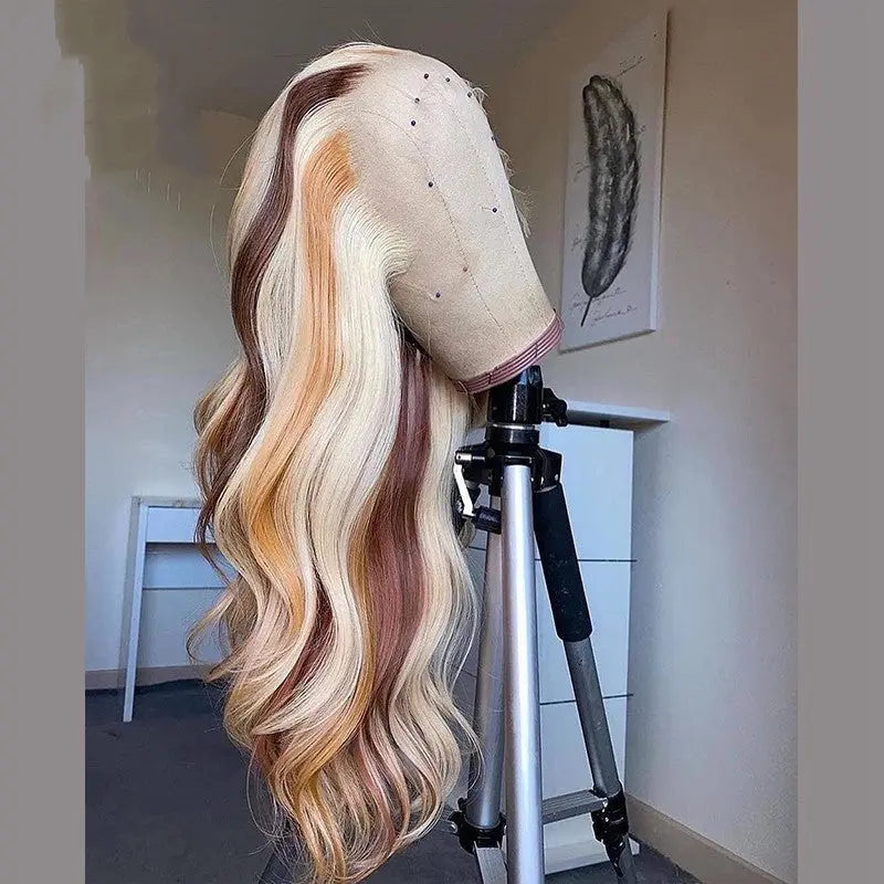 Brown Blonde Colored Human Hair WigNabea Uty My Store