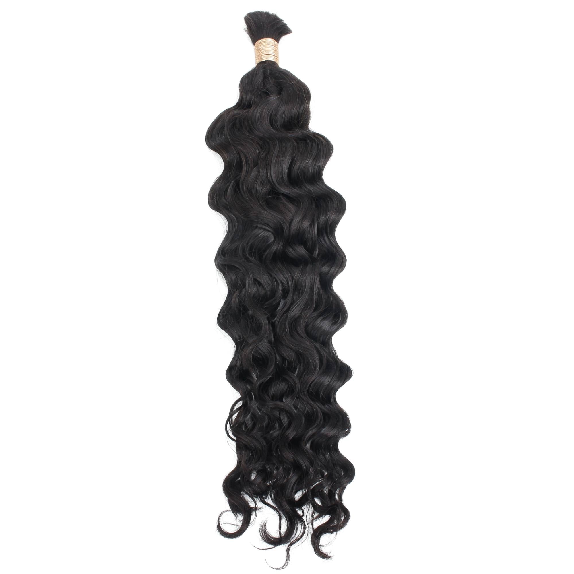 Beach Wave Bulk 100% Human Braiding Hair Private Label