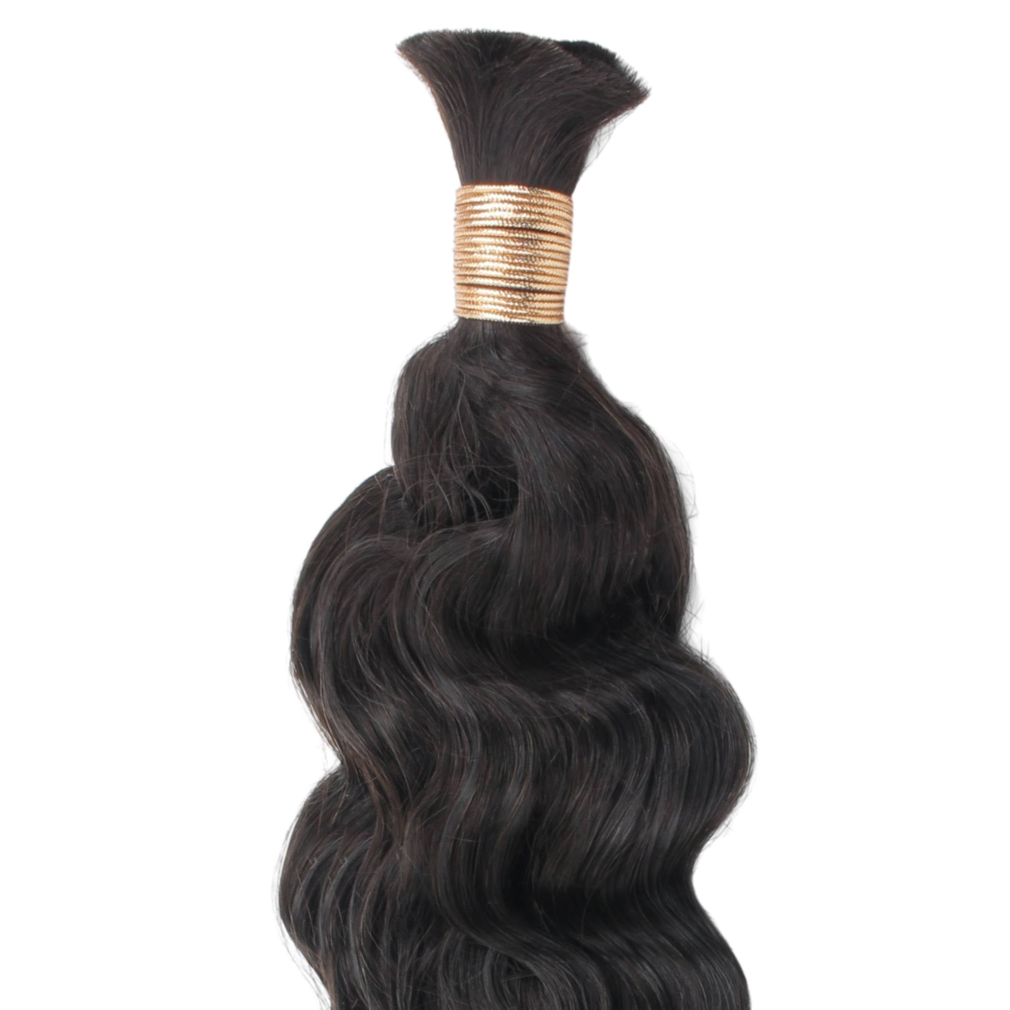 Beach Wave Bulk 100% Human Braiding Hair Private Label