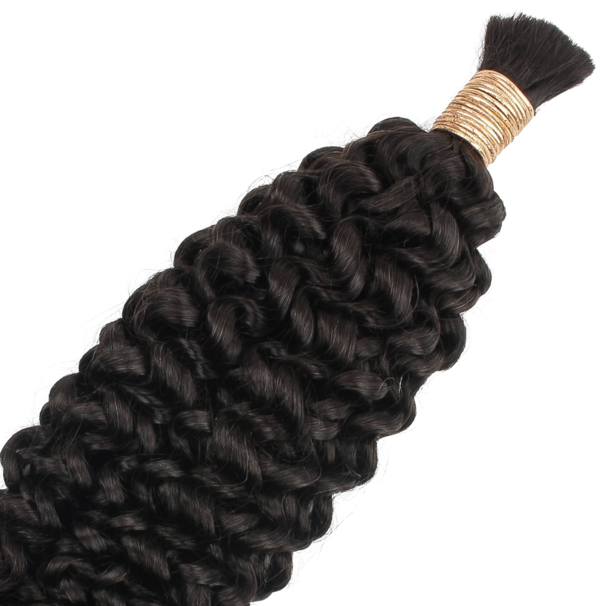 Water Wave Bulk 100% Human Braiding Hair Private Label
