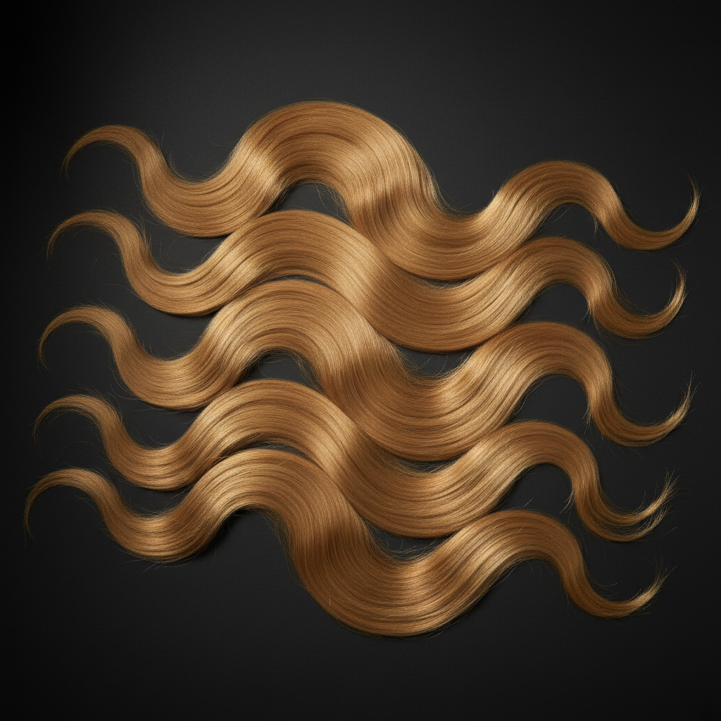 Blonde Body Wave Bundles Flat Lay