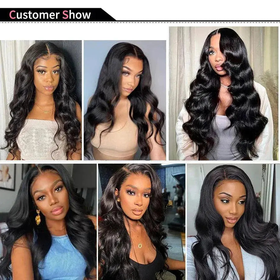 Brazilian Body Wave Hair Bundles - 100% Human Hair Extensions 3 PCS MANDOTOS