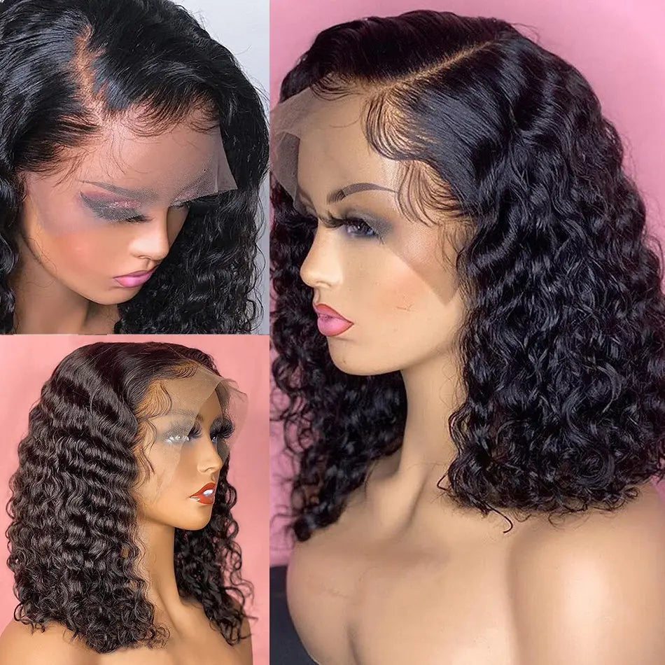 : HPG Raven | Deep Water Wave Human Hair Bob Wig