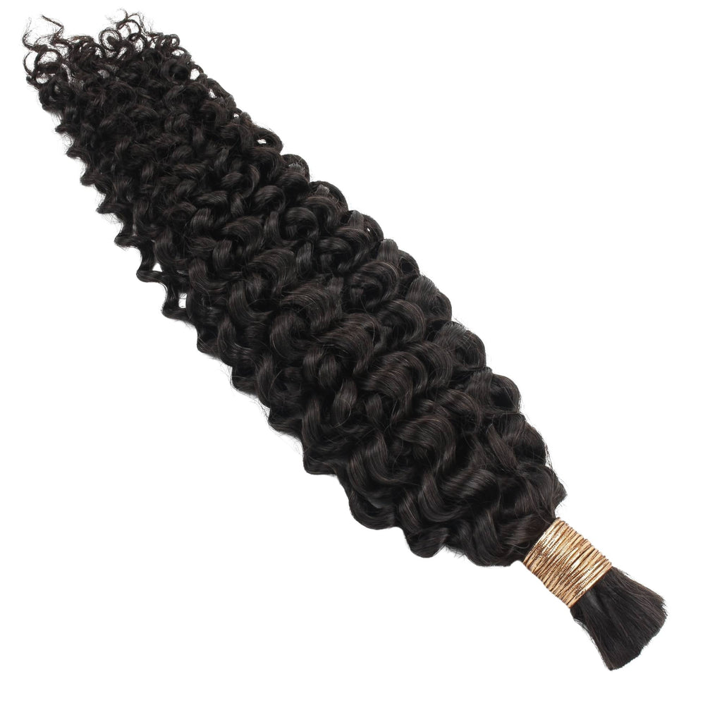 Water Wave Bulk 100% Human Braiding Hair Private Label