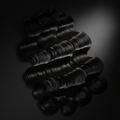 Malaysian Body Wave 100% Human Hair Bundles luxury stack display