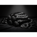 Jet Black Body Wave 100% Human Hair Bundles luxury stack display