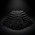 Jerry Curl 100% Human Hair Bundles luxury stack display