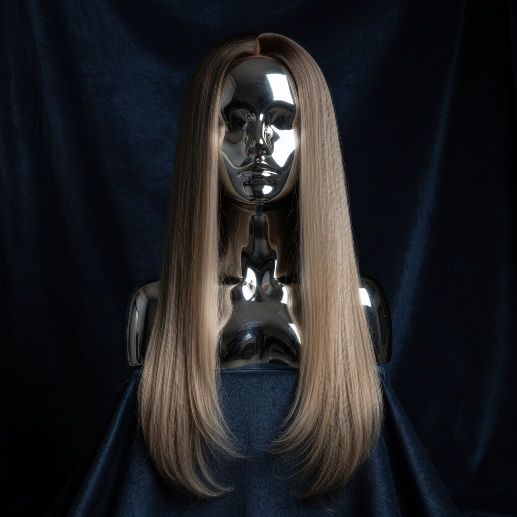 Raw Jezebel Glueless 5x5 HD Lace Wig on titanium mannequin head