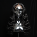 Deep Wave U Part Wig on titanium mannequin head
