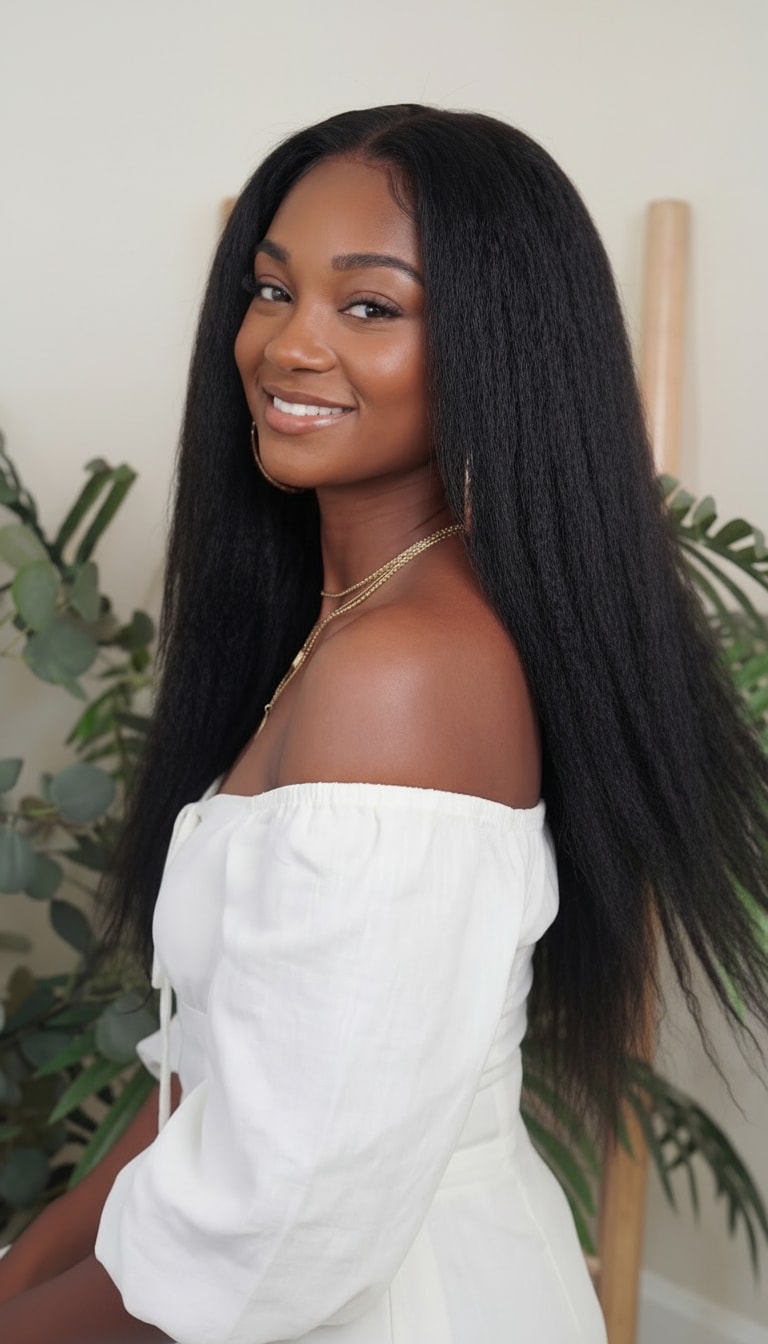 Kinky Straight Wefted Bundle Fula Beauty
