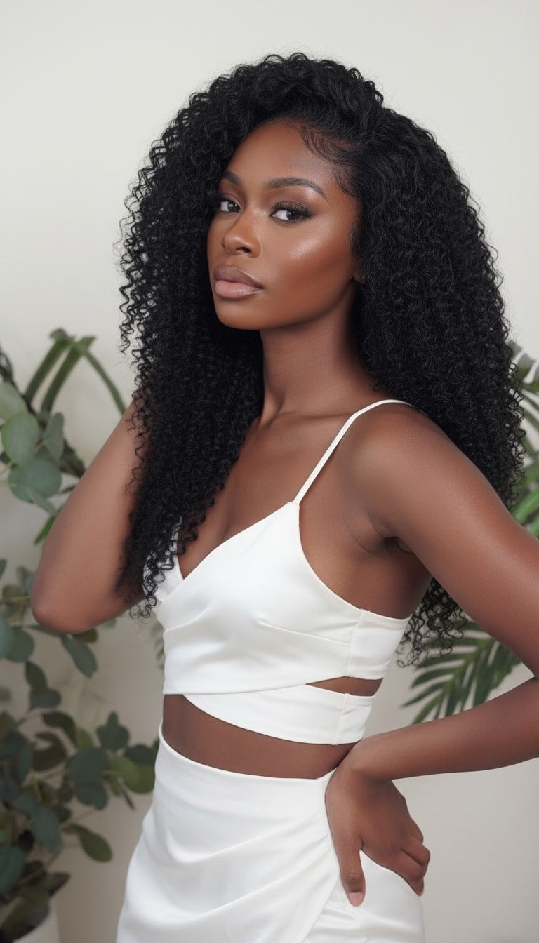 Kinky Curly Wefted Bundle Fula Beauty