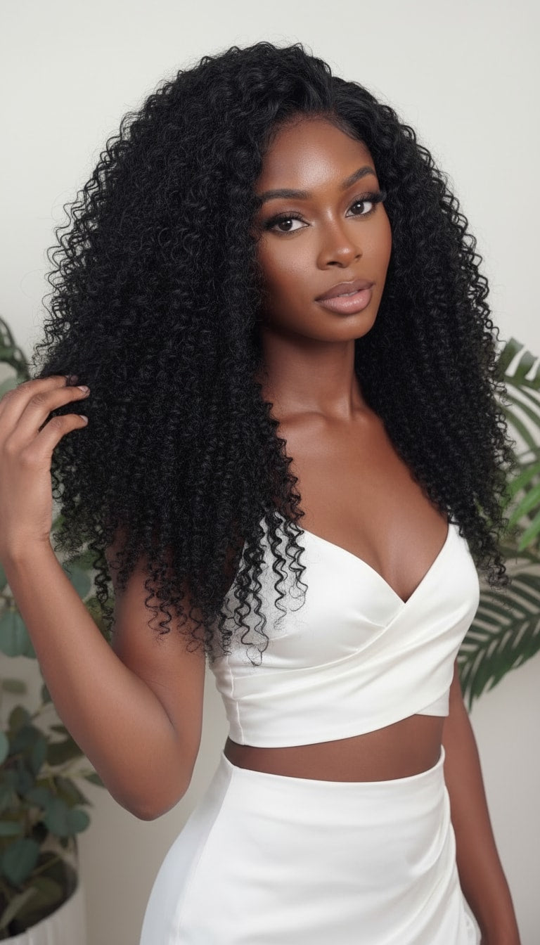 Kinky Curly Wefted Bundle Fula Beauty