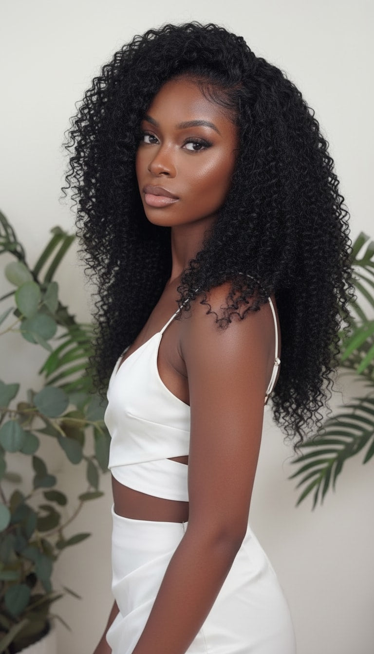 Kinky Curly Wefted Bundle Fula Beauty