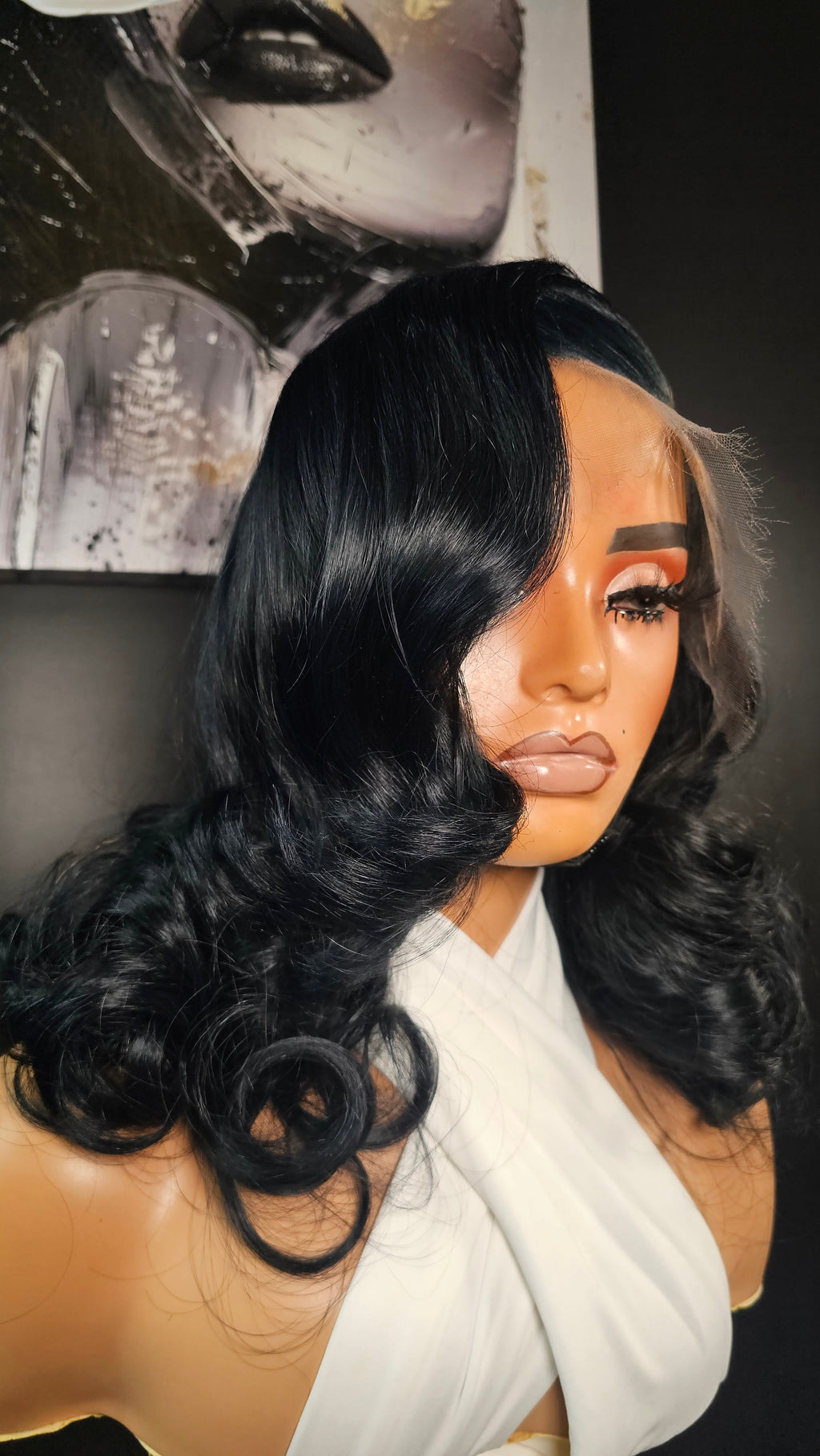 Midnight Glueless Wig Unit The Diva Crown