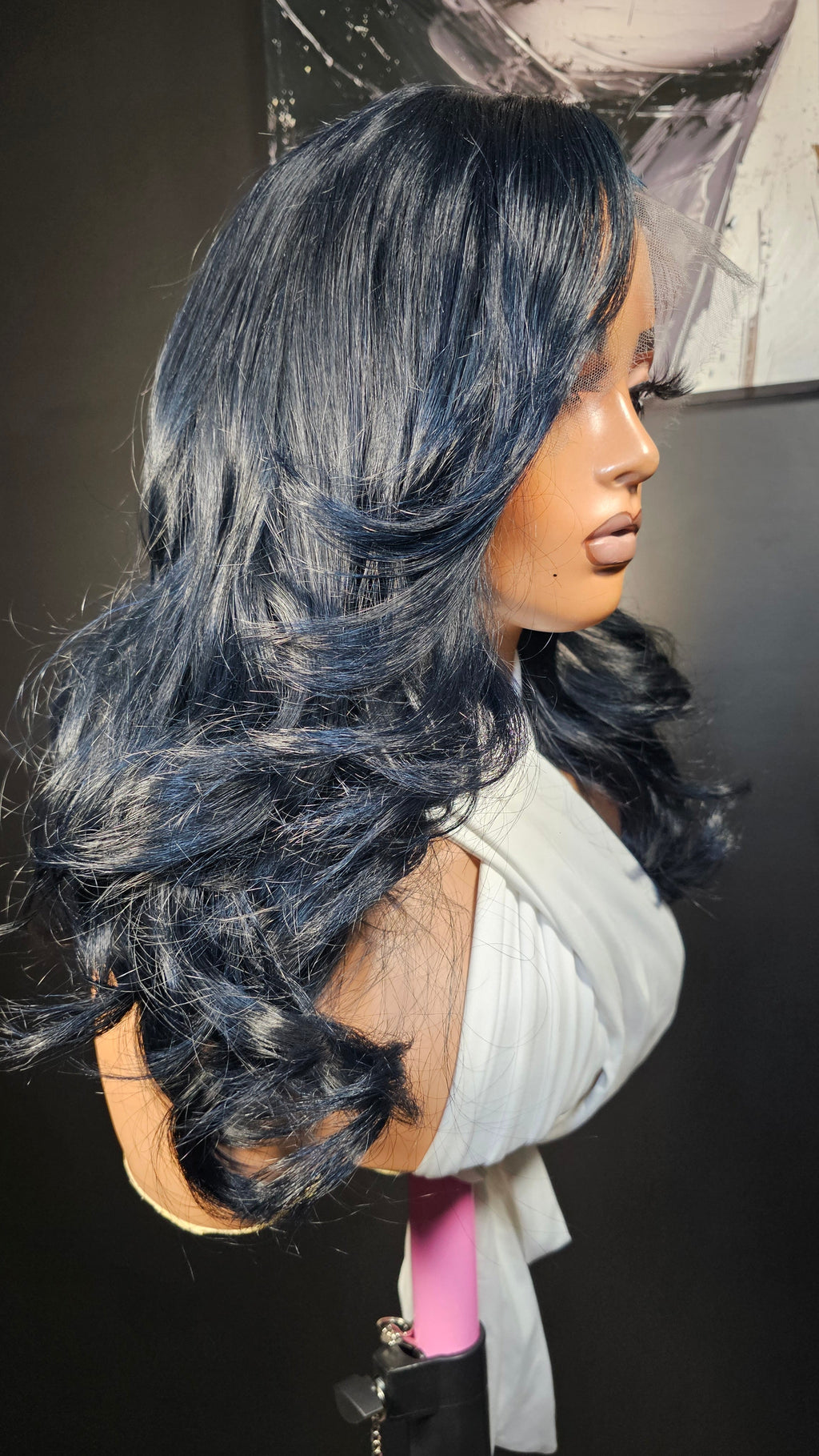 Midnight Glueless Wig Unit The Diva Crown