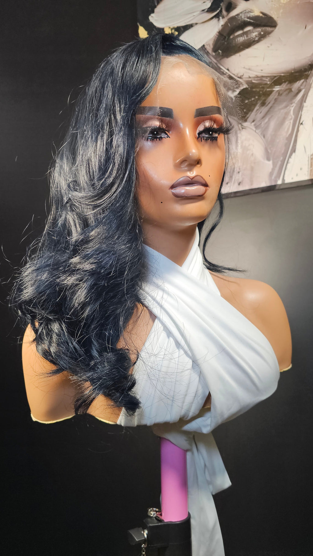 Midnight Glueless Wig Unit The Diva Crown