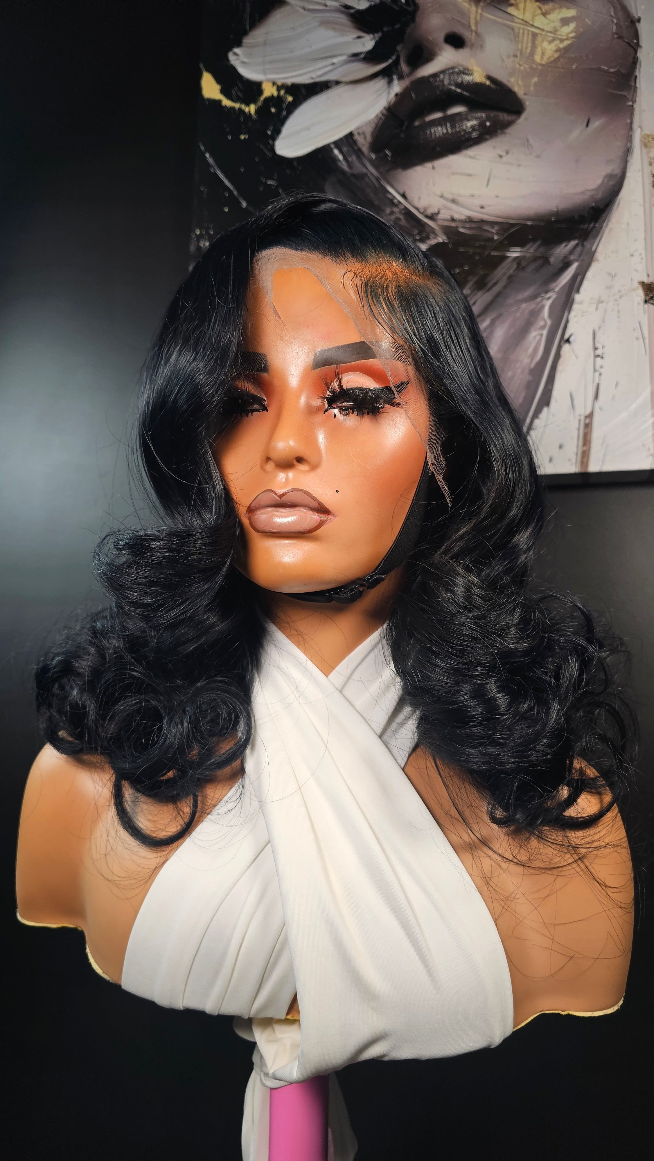Midnight Glueless Wig Unit The Diva Crown