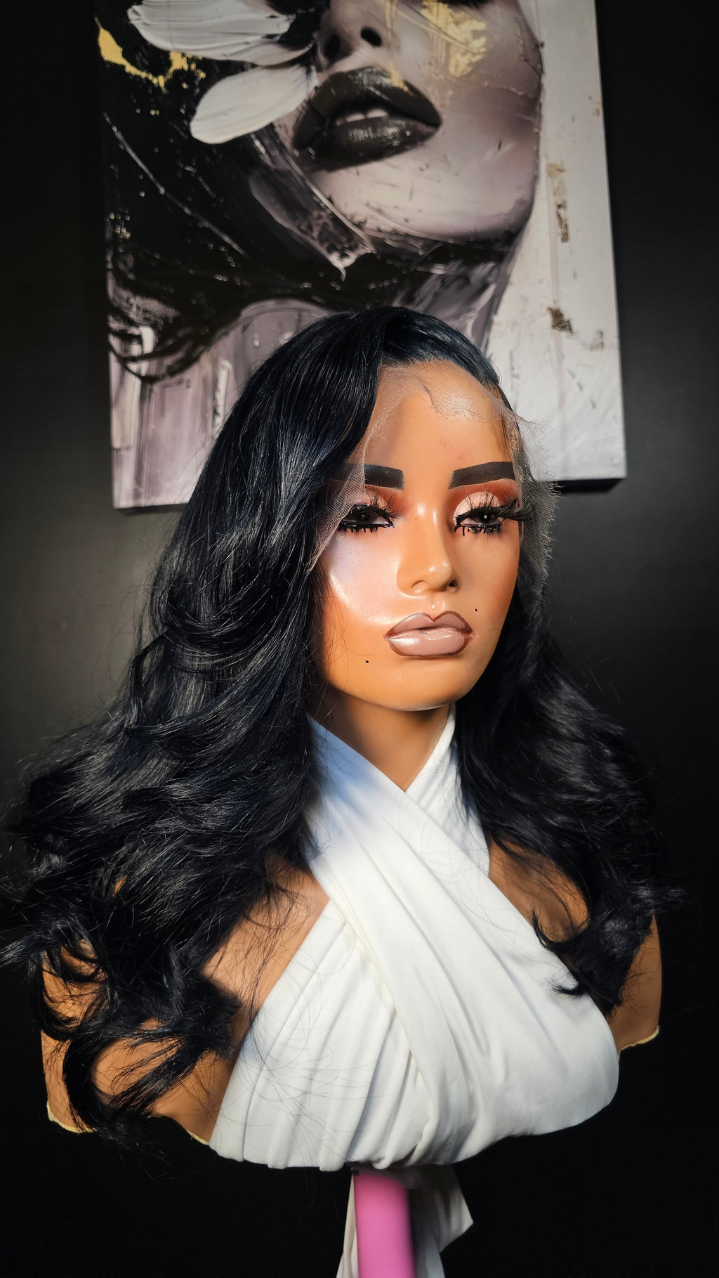 Midnight Glueless Wig Unit The Diva Crown