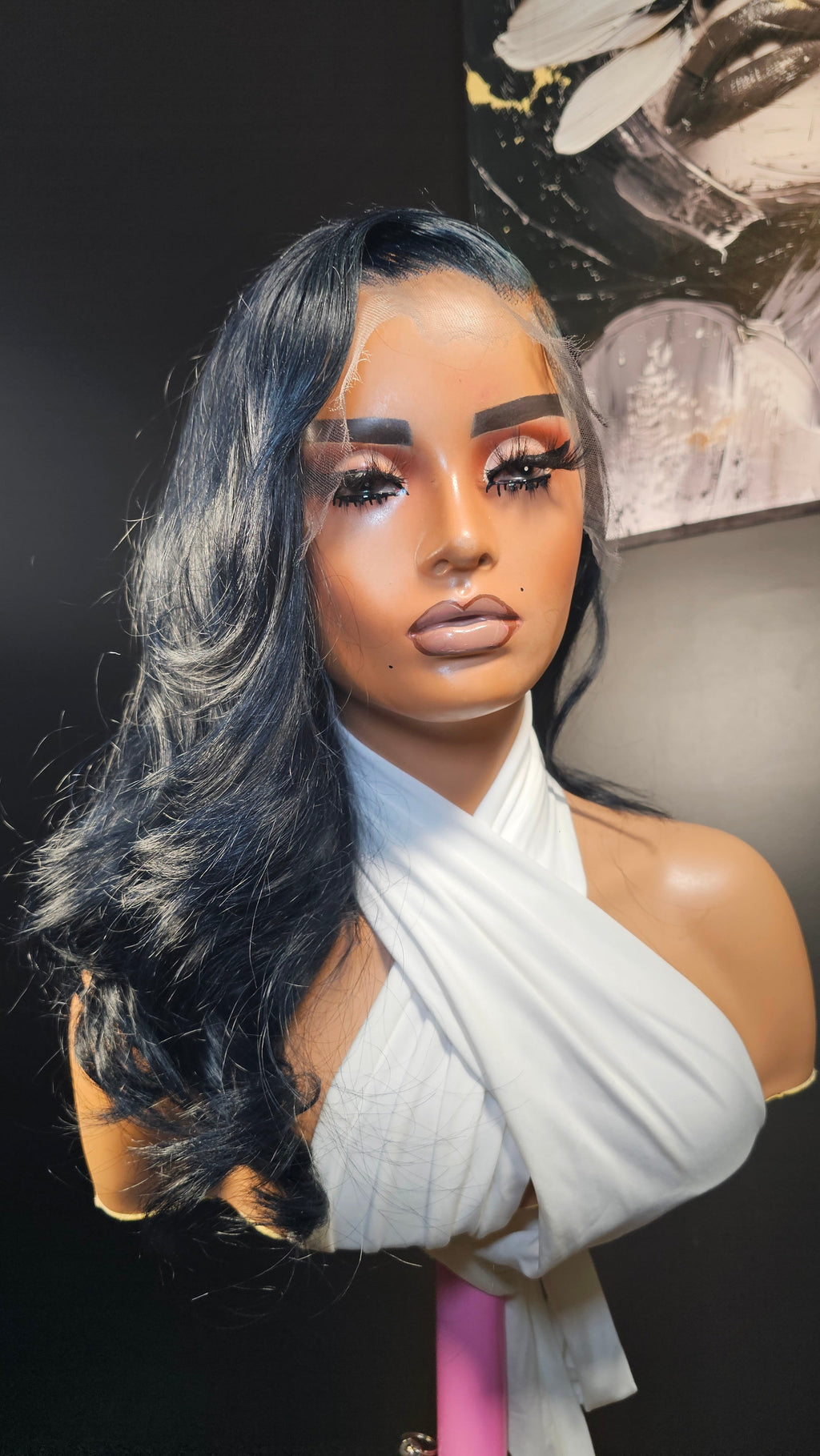 Midnight Glueless Wig Unit The Diva Crown