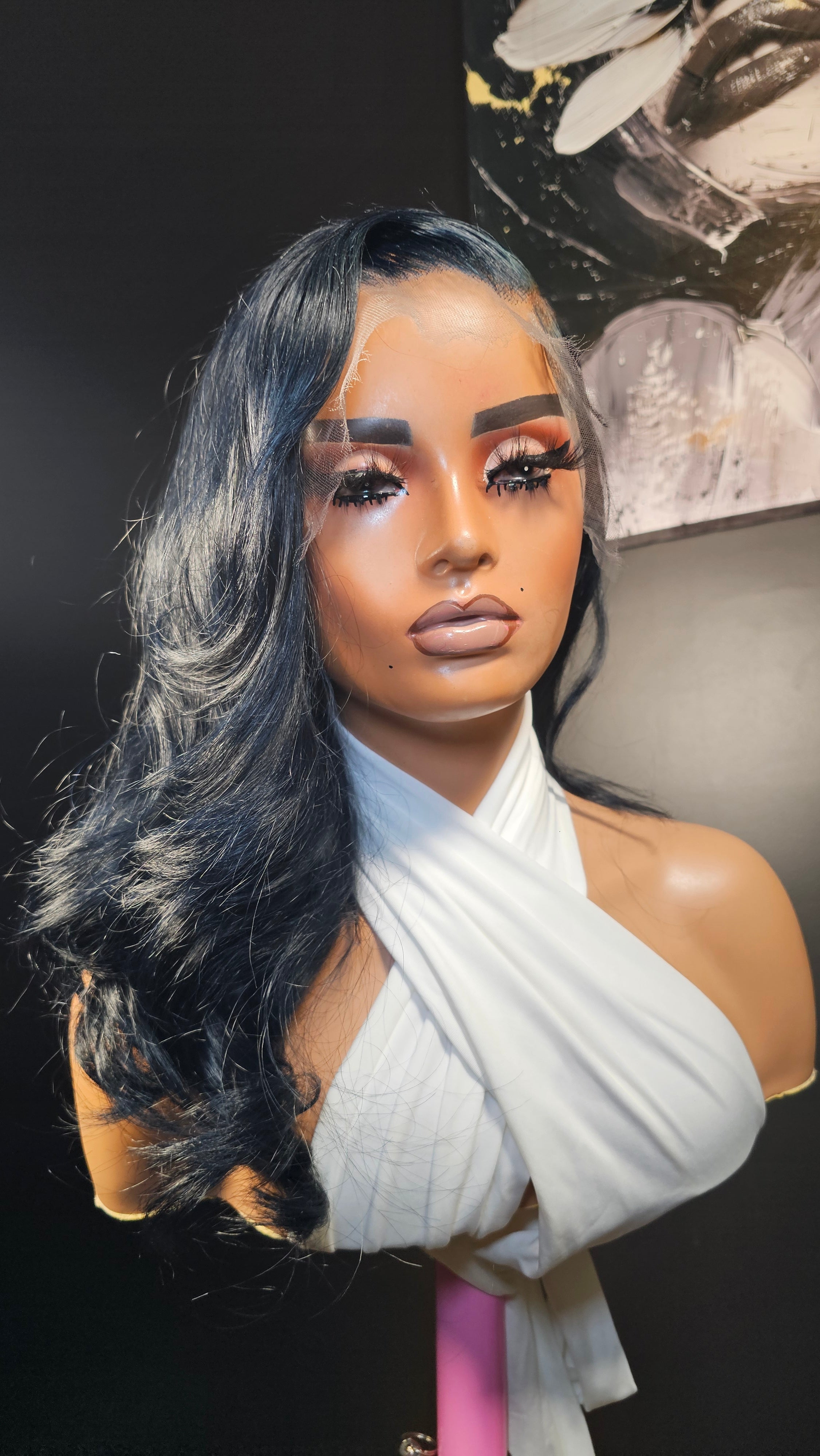 Midnight Glueless Wig Unit The Diva Crown
