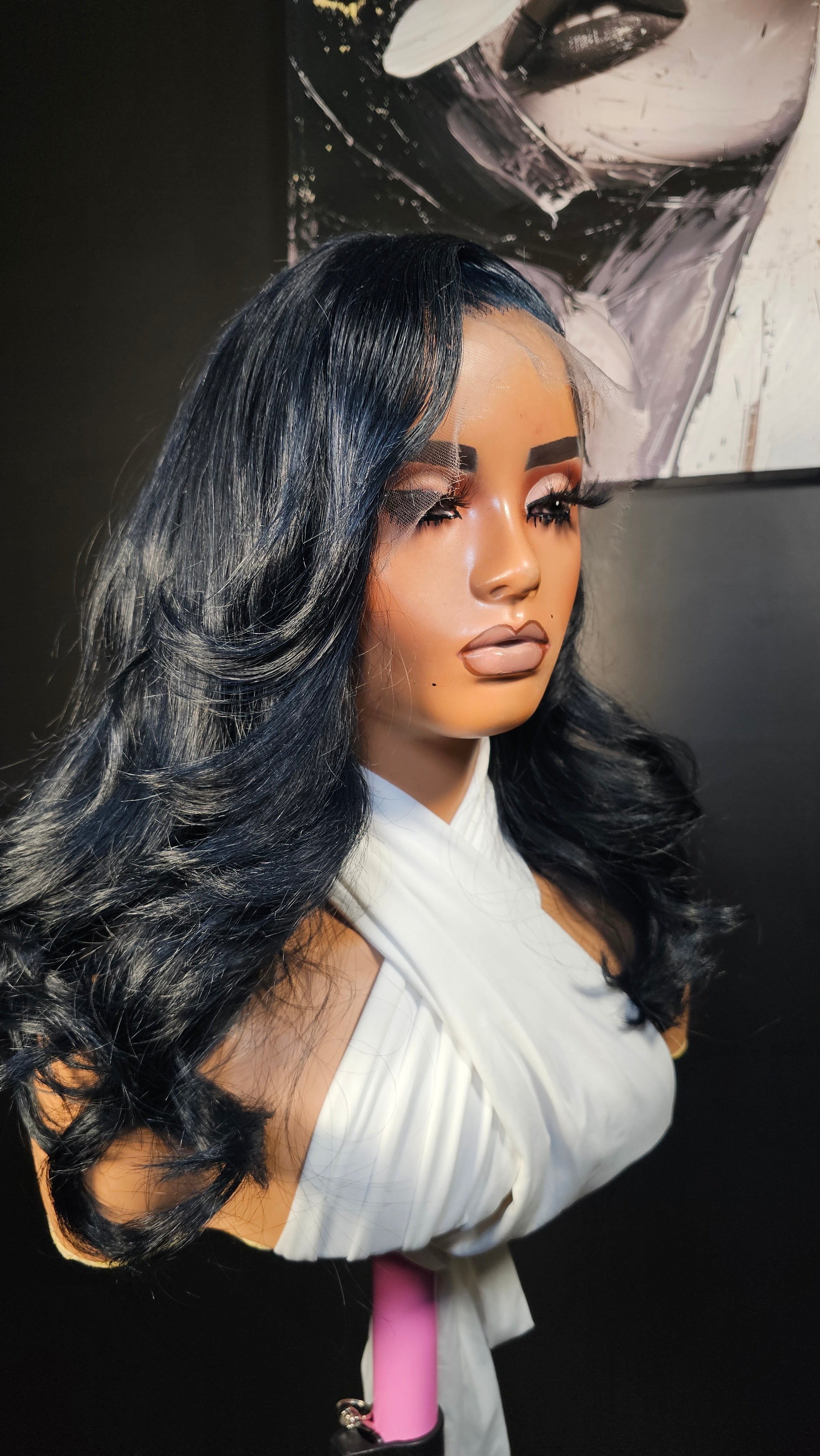 Midnight Glueless Wig Unit The Diva Crown