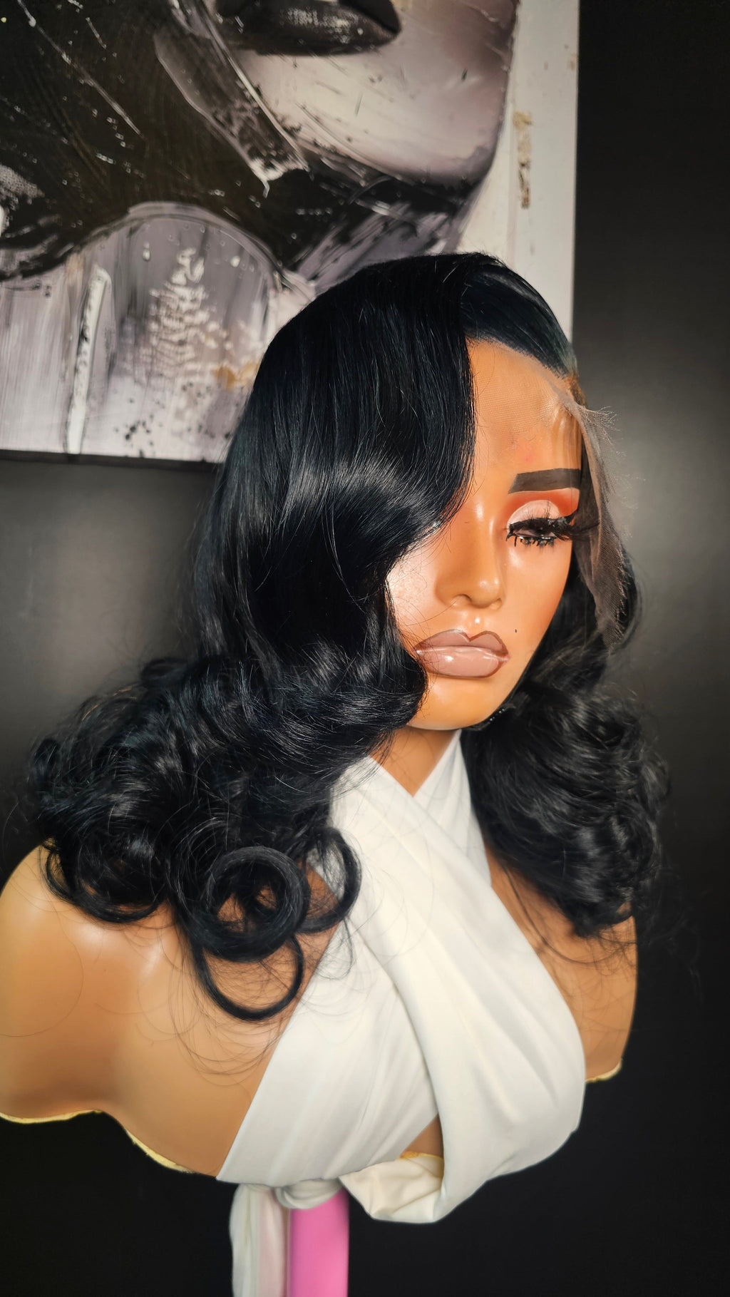 Midnight Glueless Wig Unit The Diva Crown