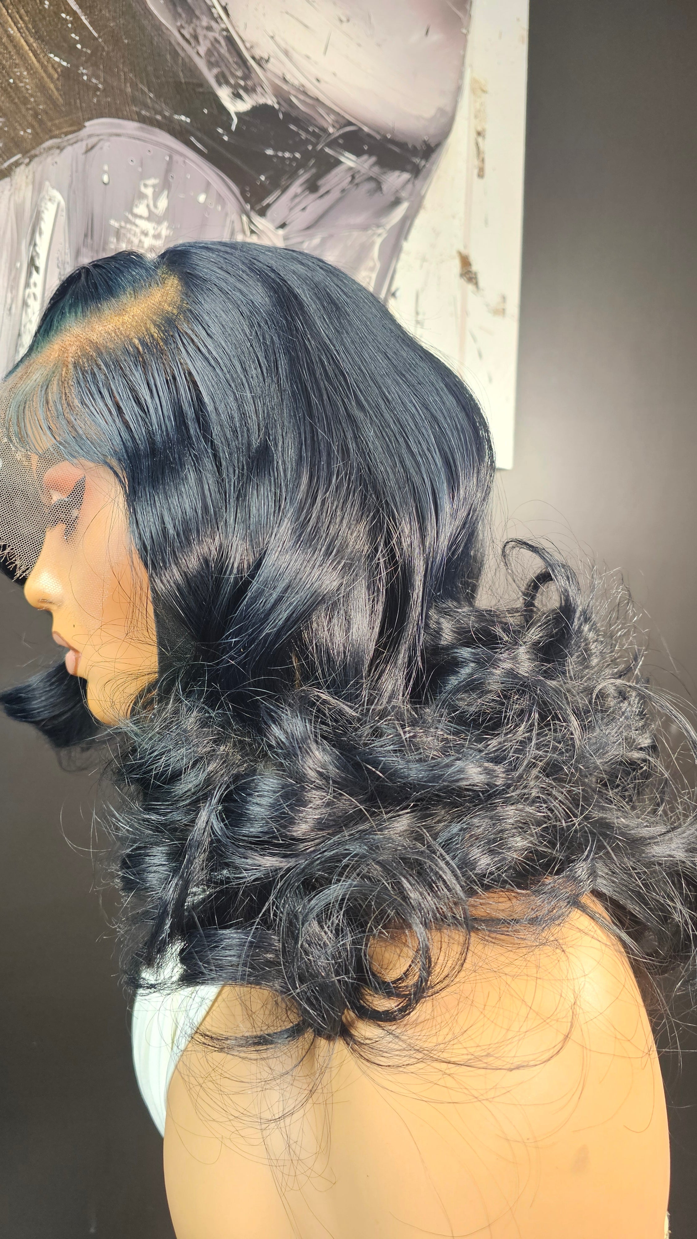 Midnight Glueless Wig Unit The Diva Crown