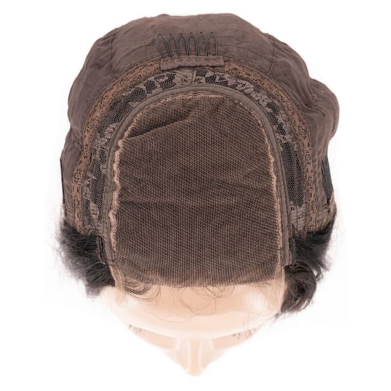 Straight 4x4 Transparent Lace 100% Human Hair Closure Wig Private Label