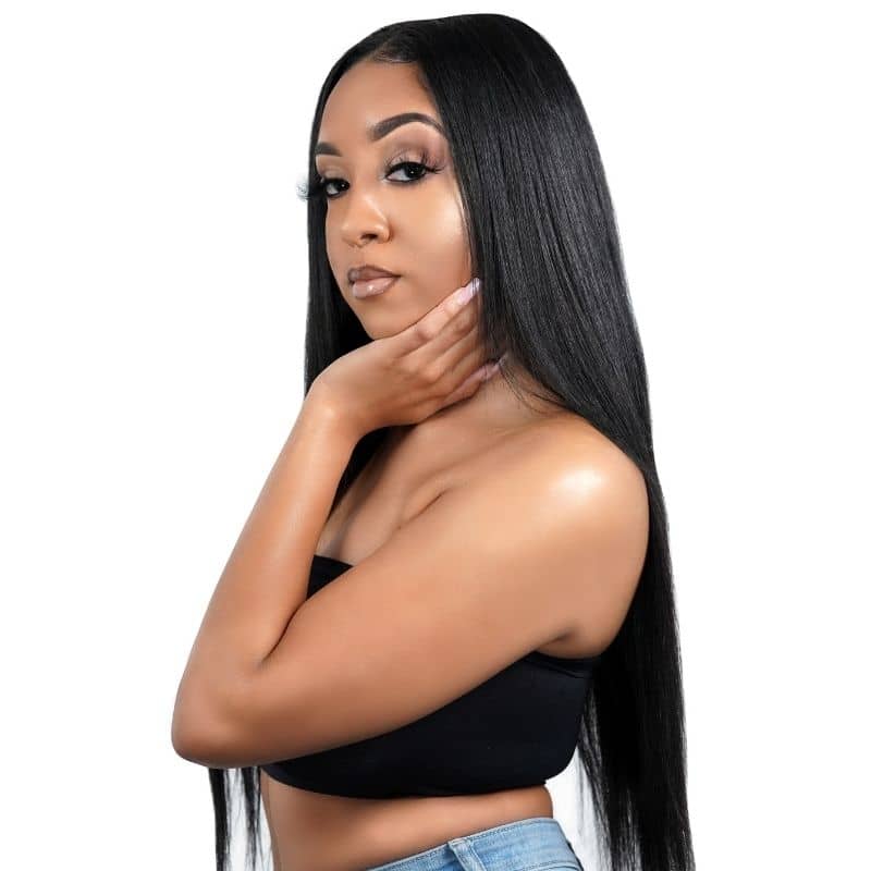 Straight U Part 100% Human Hair Wig Private Label
