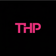 THP Monogram Pink on Black